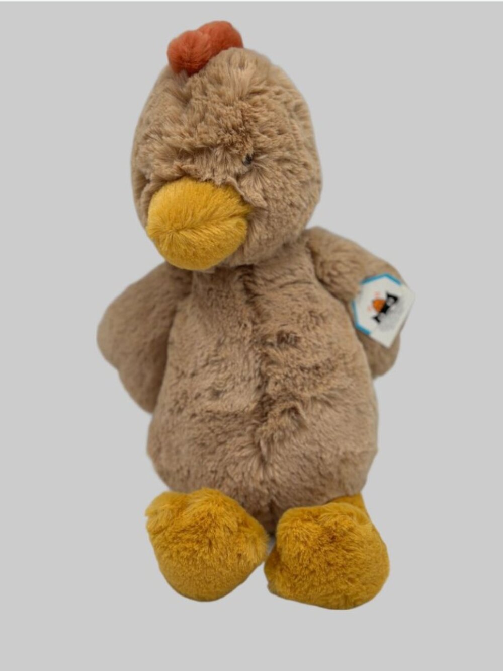 NWT Jellycat Bashful Rooster Medium Plush Retired Chicken Stuffed Animal